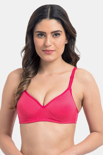 Buy Tweens Padded Wirefree Full Coverage T-Shirt Bra - Dark Pink